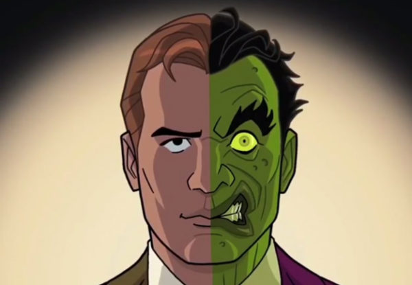 batman two face face the face
