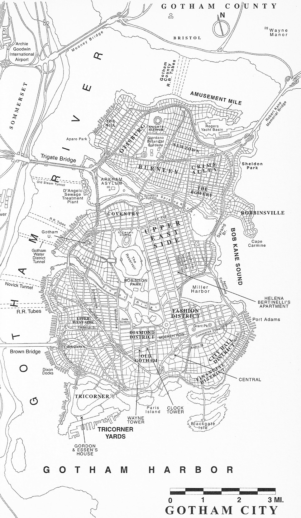 dc comics map of the united states Gotham City Batman Wiki Fandom dc comics map of the united states