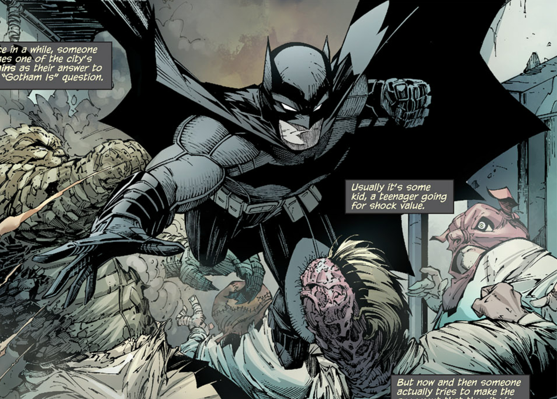Image Batman The Court of Owls Part One Knife Trick png Batman