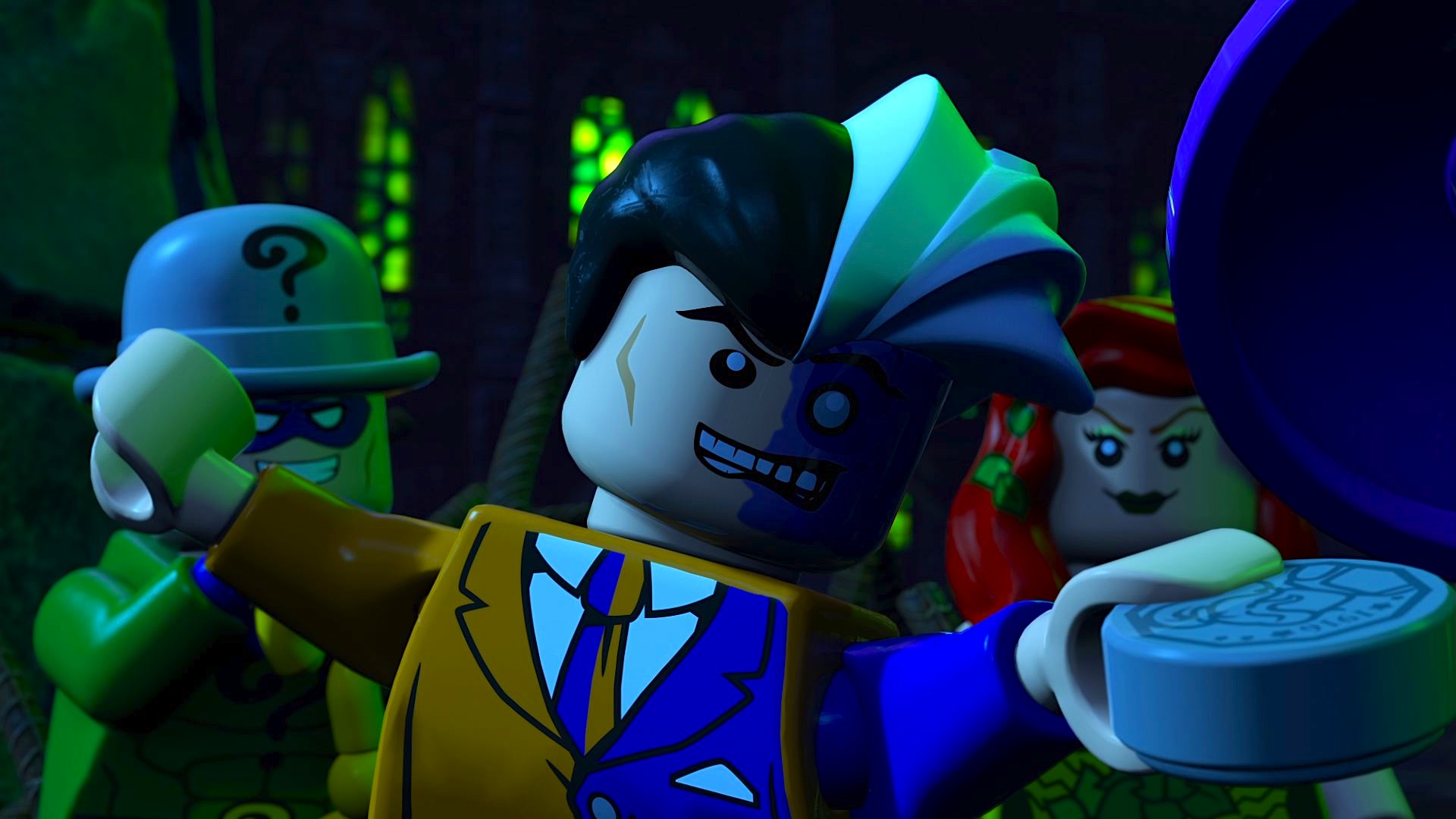lego batman two face and riddler