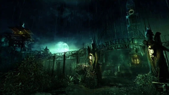 Batman Arkham Asylum Botanical Gardens Abandoned Chamber
