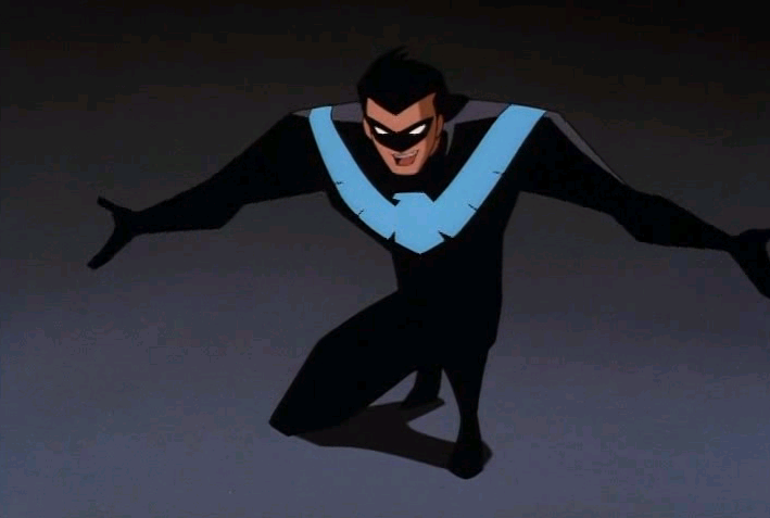 Image Nightwing In Over The Edge2png Batman The Animated Series Wiki Fandom Powered By Wikia