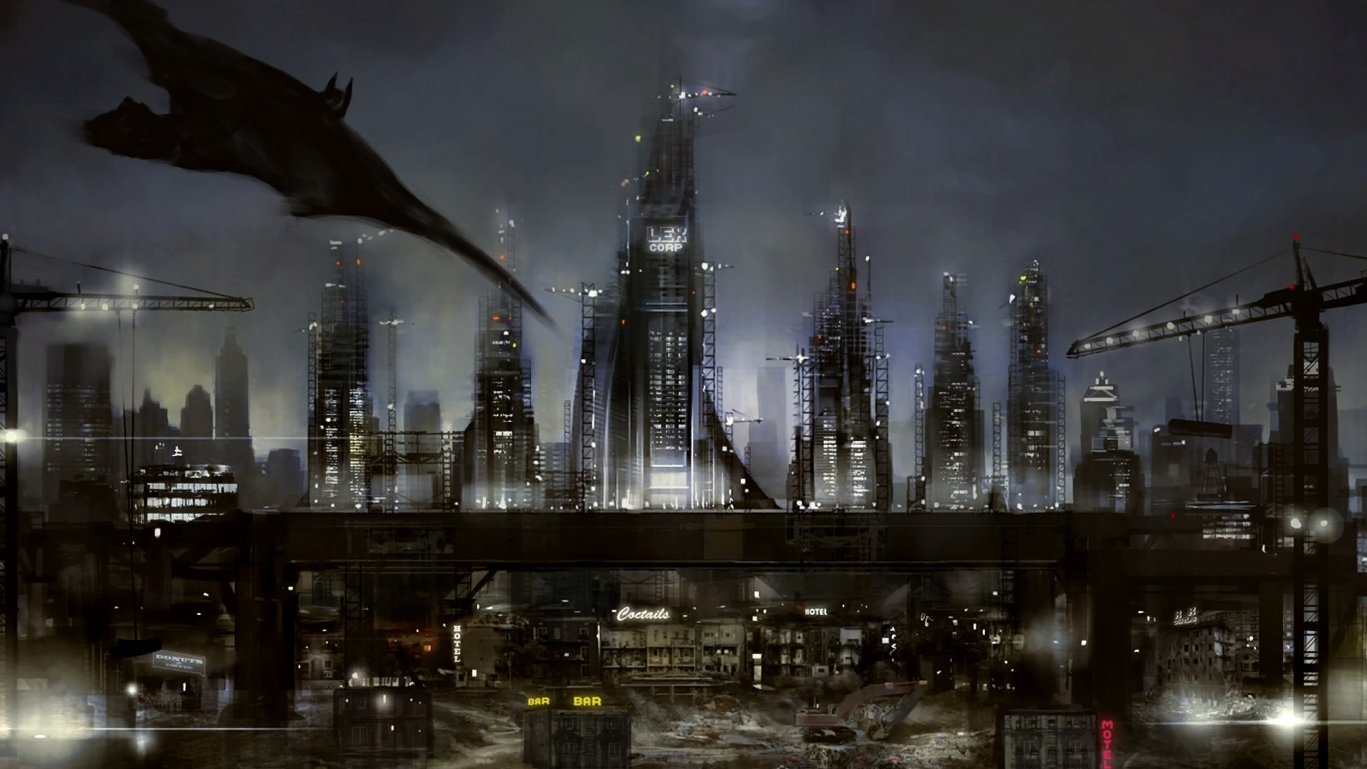 Image - BAK-Gotham's Rebirth concept.jpg | Batman: Arkham Wiki | FANDOM ...