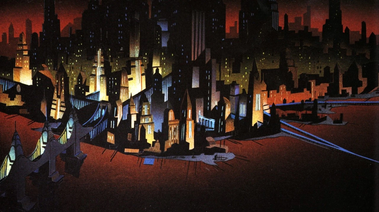Image - Gotham City by Ted Blackman and John Calmette.jpg ...