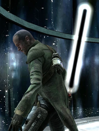 black and white lightsaber