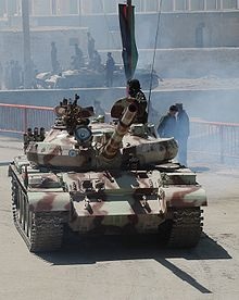 A modernized T-62 (T-62M)
