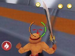 Wil's sword in-game