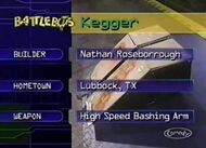 Kegger stats 2.0