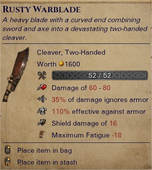 Rusty warblade 0