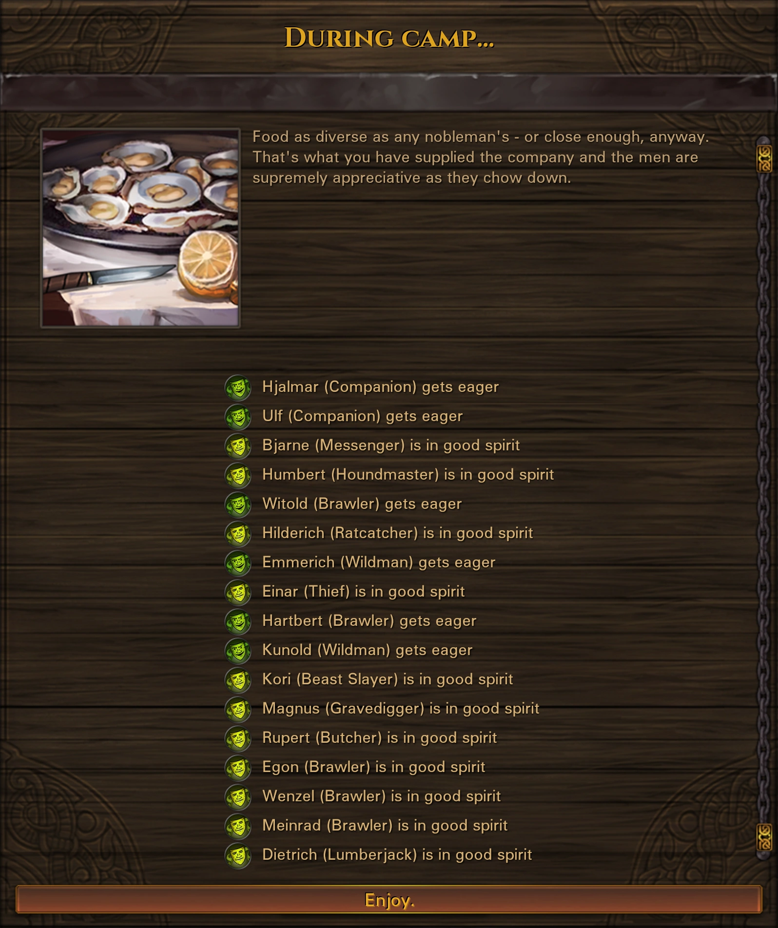 Good Food Variety Battle Brothers Wiki Fandom