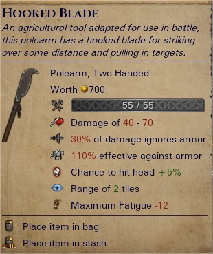Hooked blade 0