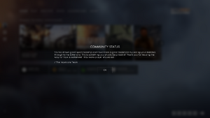 Battlefield 1 Community Status