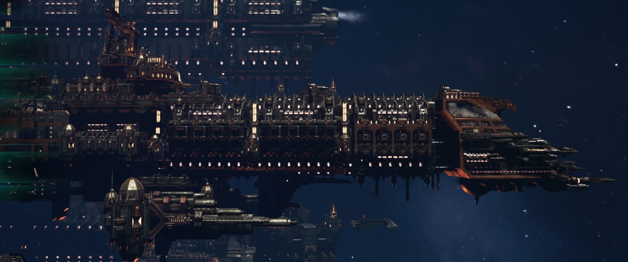 battlefleet gothic armada chaos battleship
