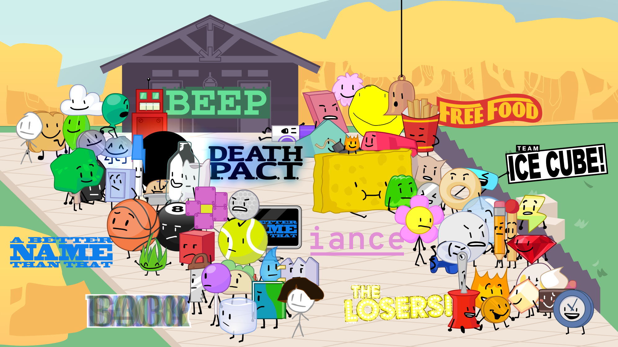 Image Bfb Teamspng Battle For Dream Island Wiki Fandom Powered