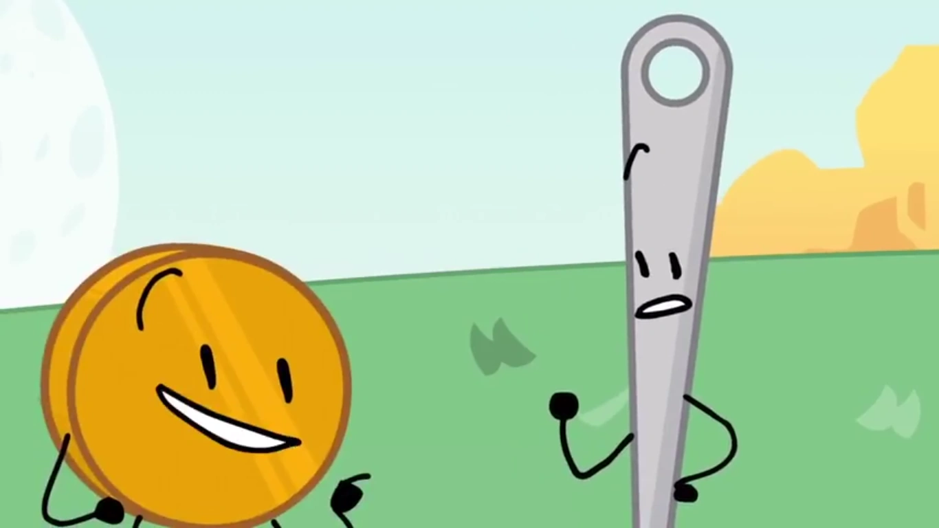 Coiny and Needle Battle for Dream Island Wiki Fandom