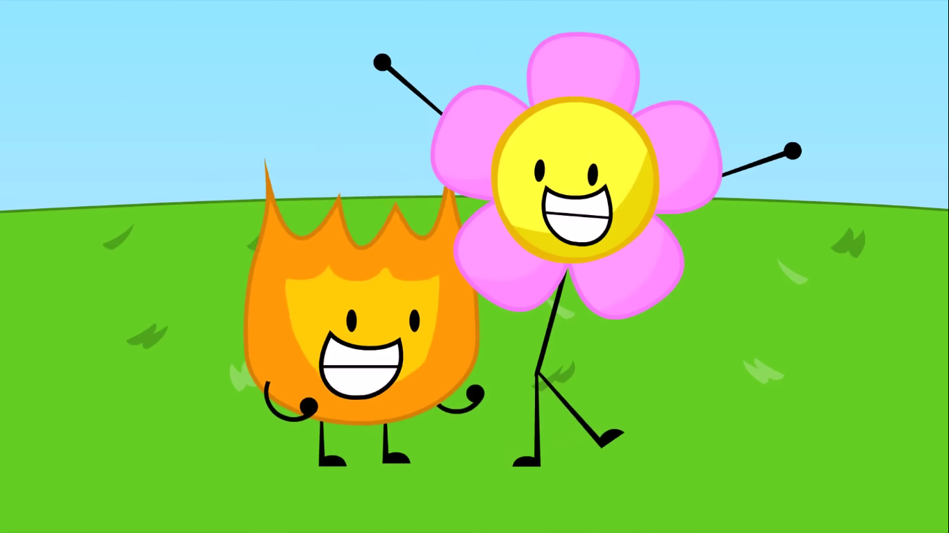 Image Firey and Flower.PNG Battle for Dream Island Wiki FANDOM