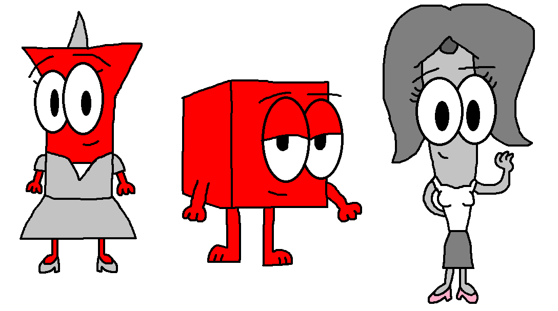 Image Pin, Blocky, and Needle from BFDI.png Battle for Dream Island
