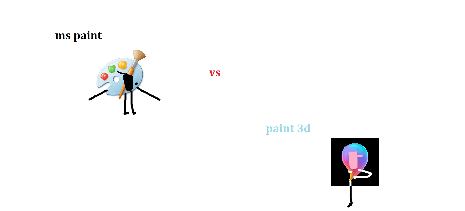 Image Ms paint vs paint 3d.png Battle for Dream Island Wiki