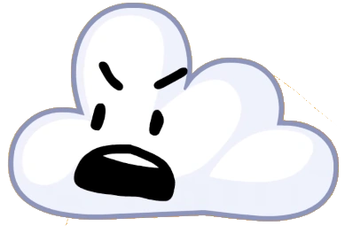Image - Cloudy angry bfb.png | Battle for Dream Island Wiki | FANDOM
