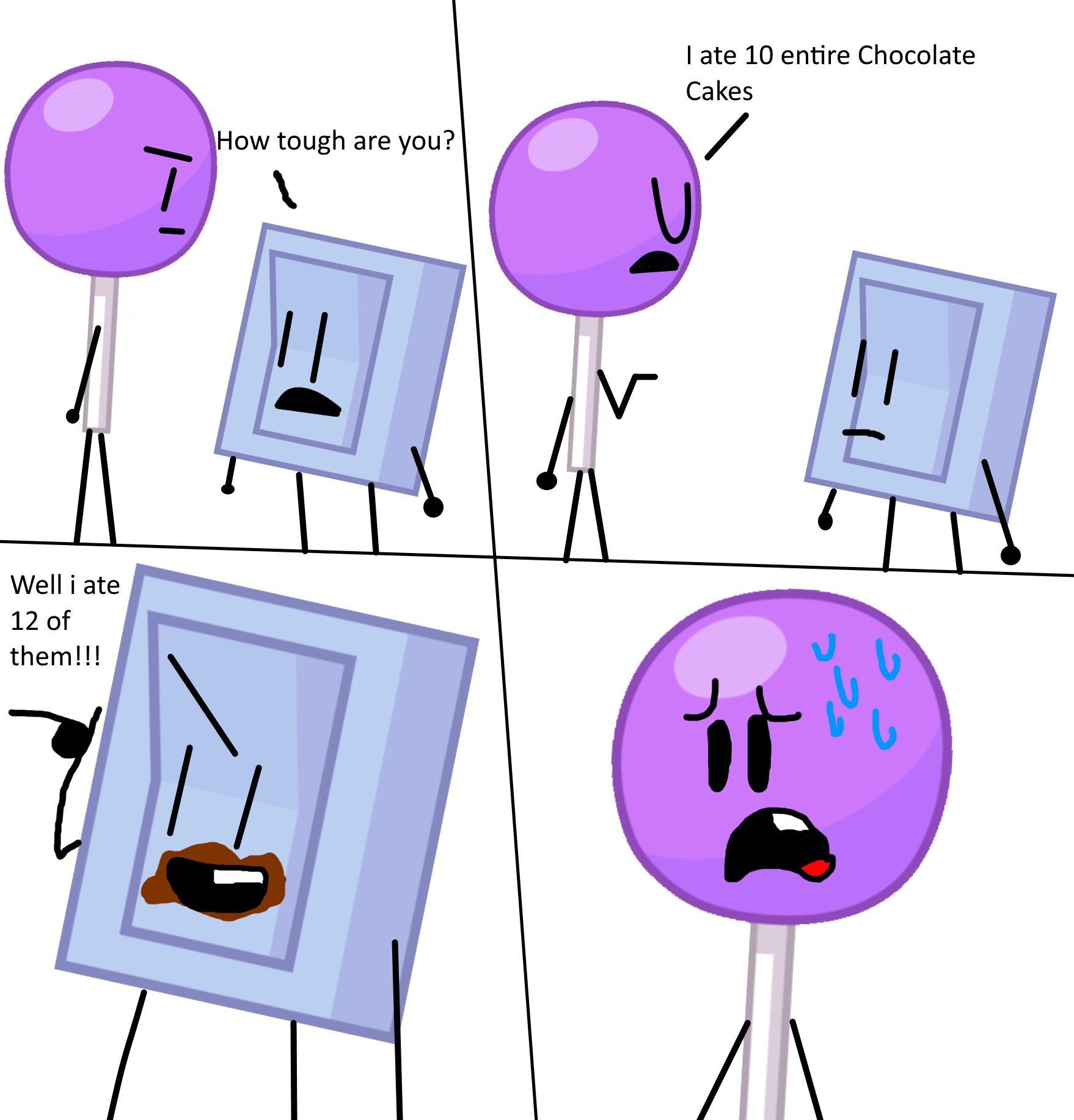 User blogBOXFantheOrigin/BFB Meme ( Chocolate Cakes ) Battle for