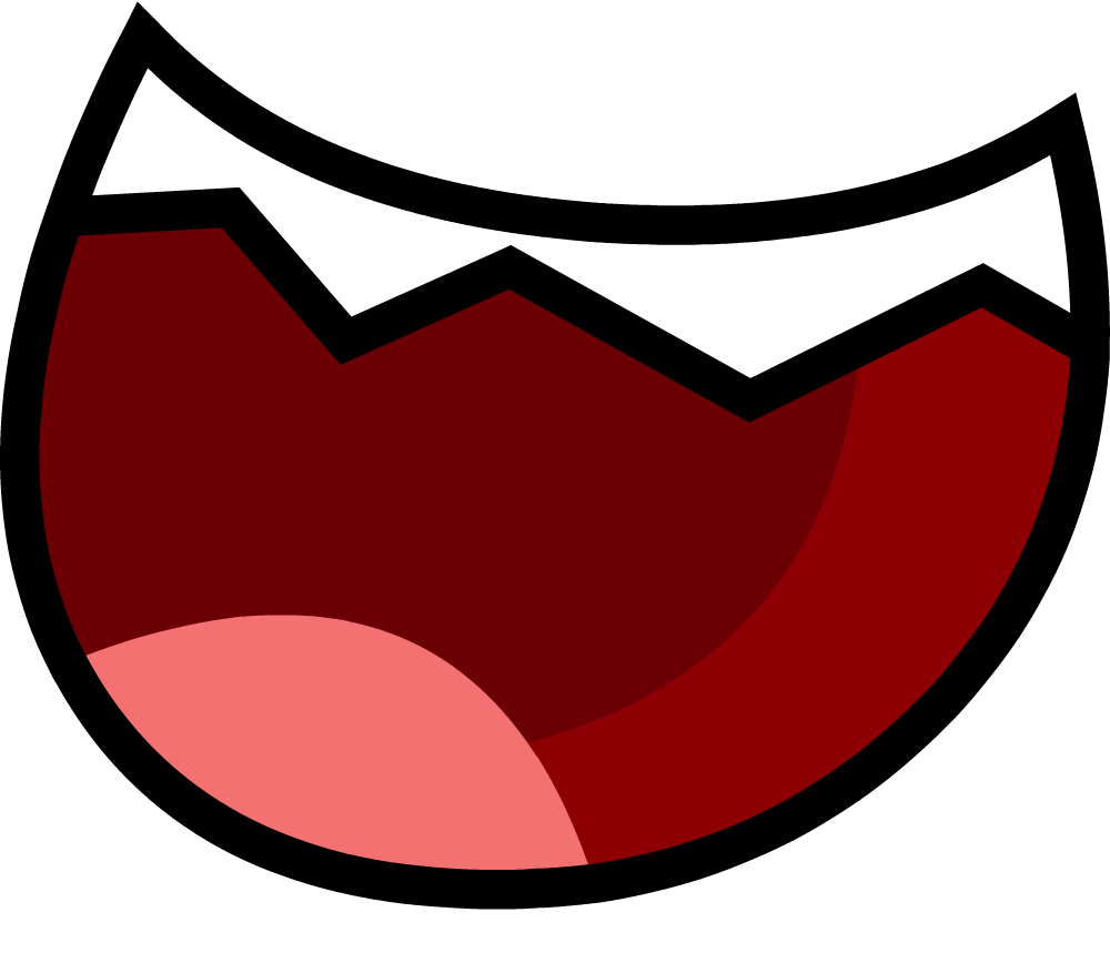 Bfdi Mouth Open Image Sad Mouth Open 3 Shaded Png Battle For