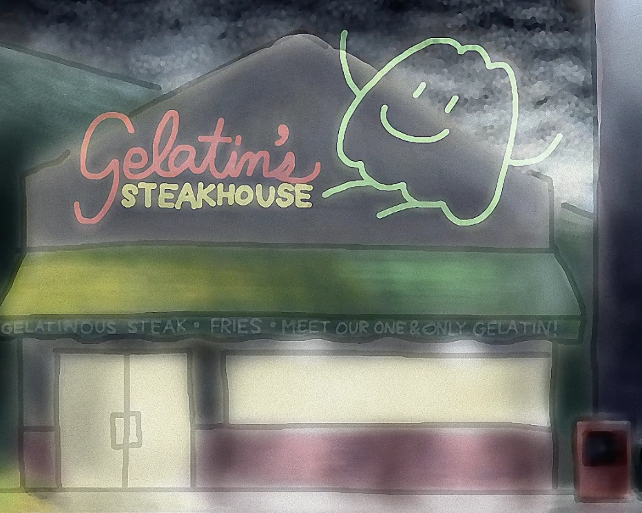 Gelatin's Steakhouse Object Shows Community Fandom
