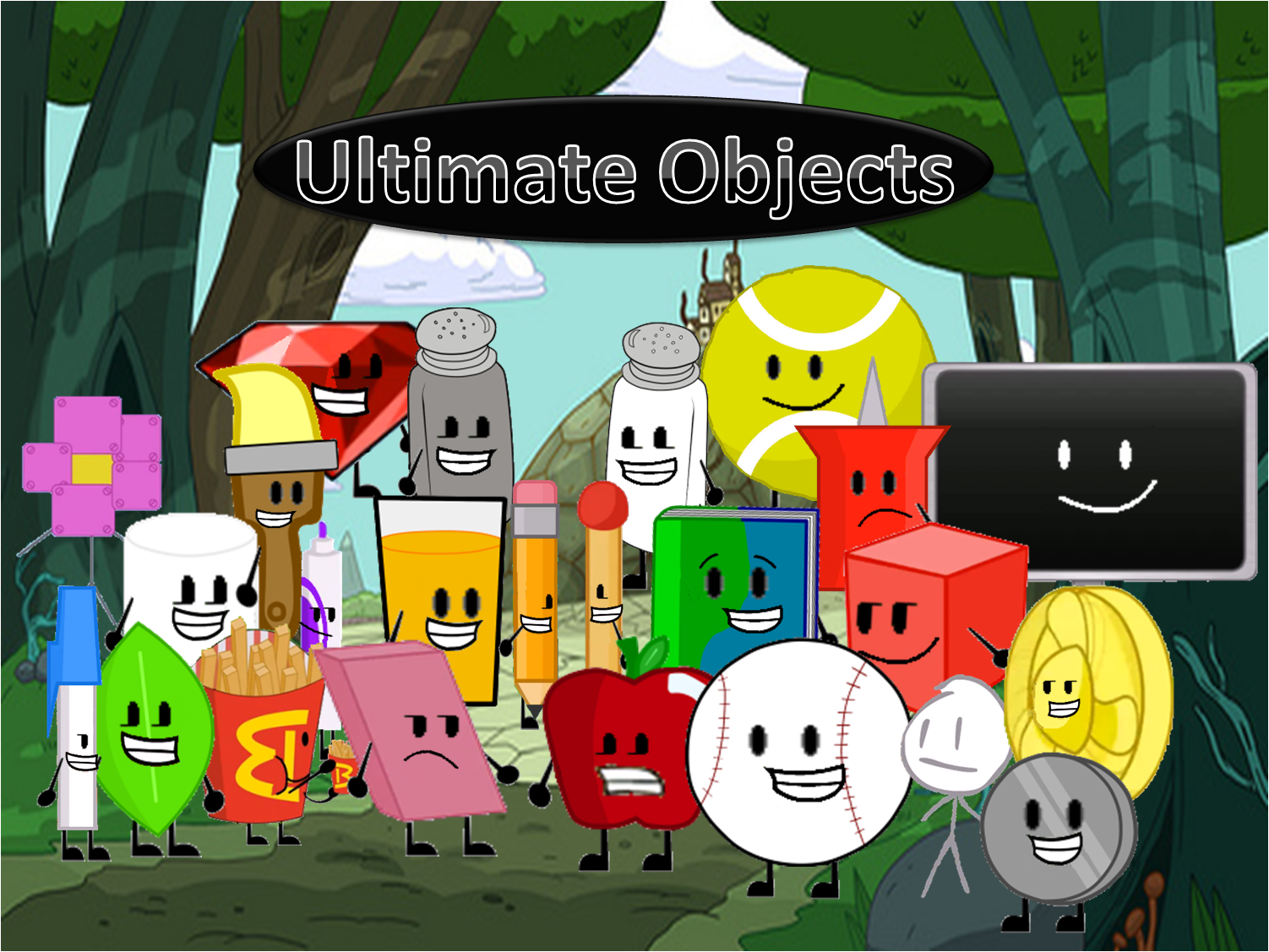 Object show. Battle for Battle for Dream Island. BFDI Battle for Dream Island. BFB все персонажи. Обжект шоу персонажи.