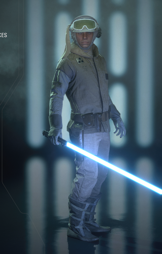 star wars the power of the force luke skywalker in hoth gear