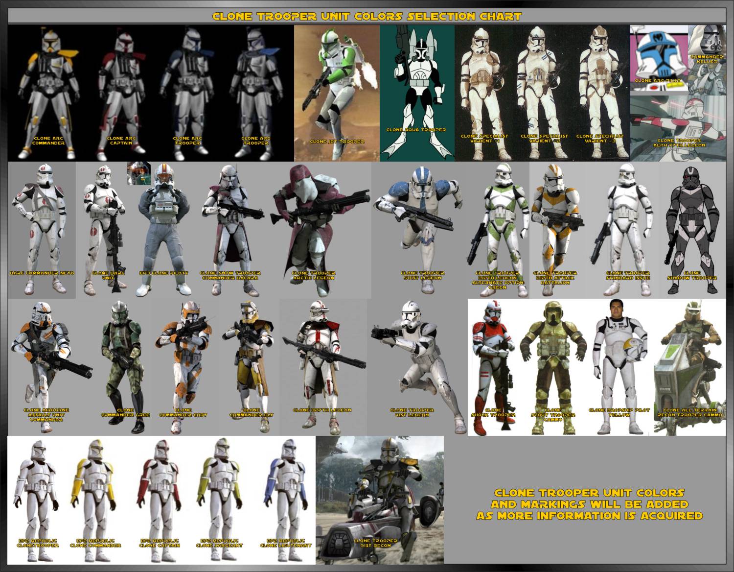 star wars all clone armor