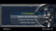 Challengesmenu