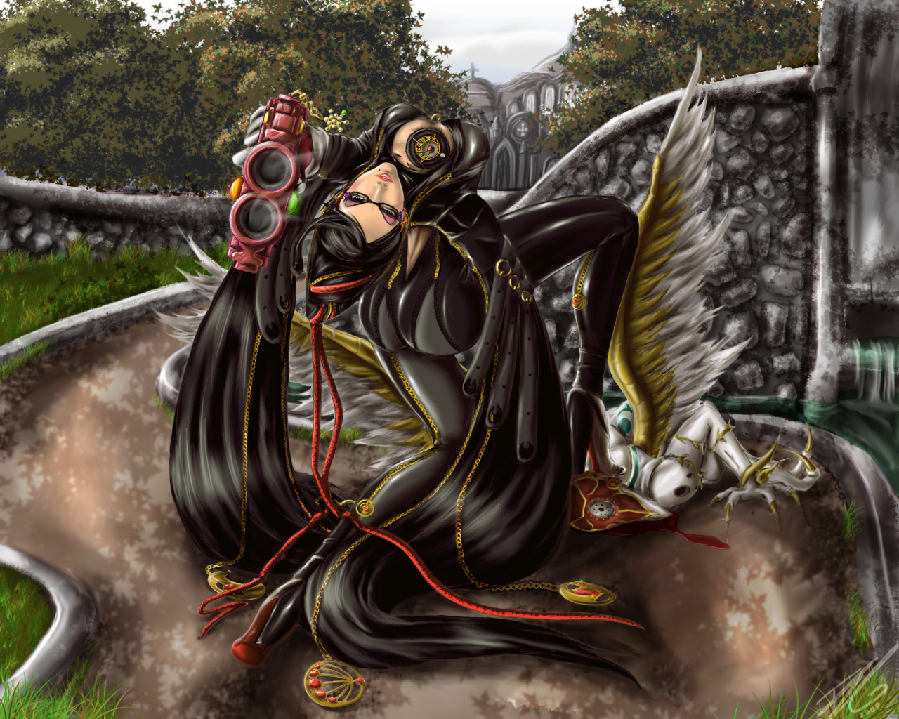 image bayonetta fan art