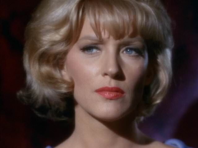 Majel Barrett as Nurse Chapel on Star Trek