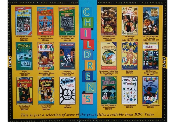 BBC Children s Inlay Promo 1994 BBC Video UK Wiki 