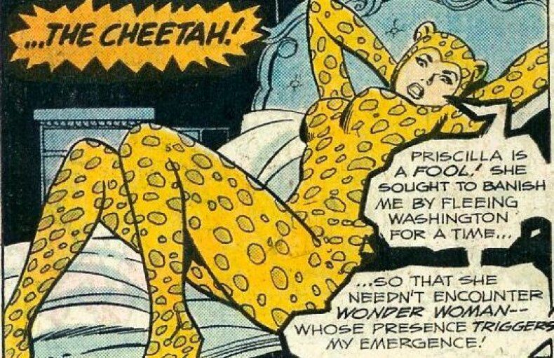 Comic-book Cheetah.
