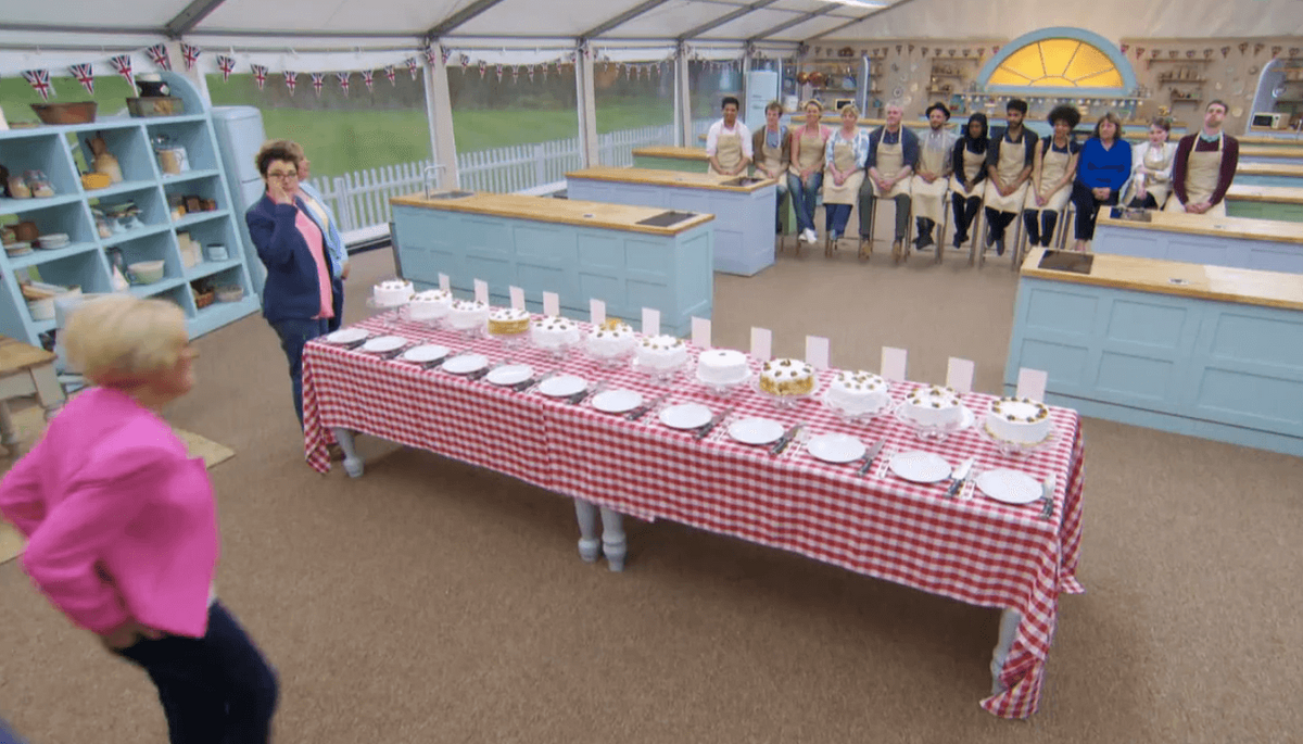great-british-baking-show-season-3-episode-1-walnut-cake-table