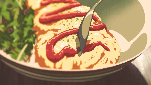 Get Aesthetic Anime Making Food Gif Images
