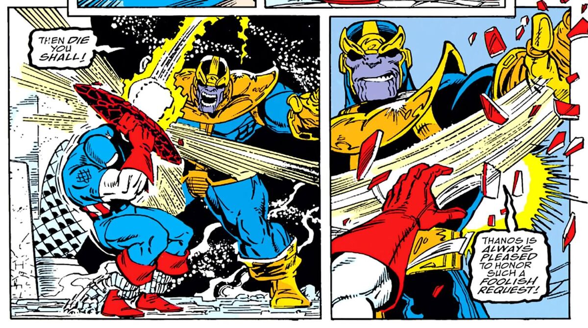 Captain America Thanos Infinity Gauntlet 002