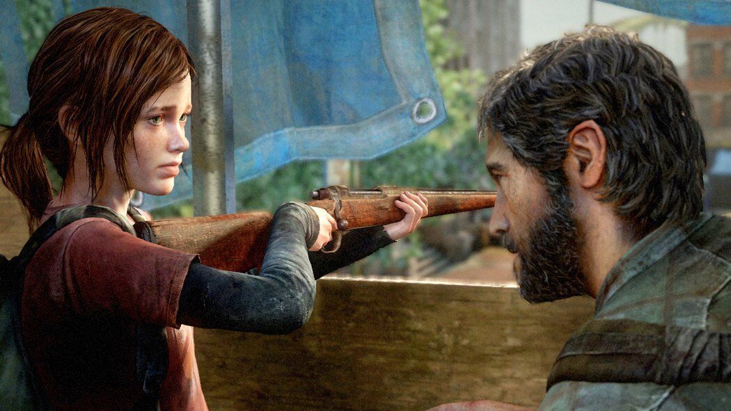 the last of us part 2 joel ellie naughty dog playstation rifle