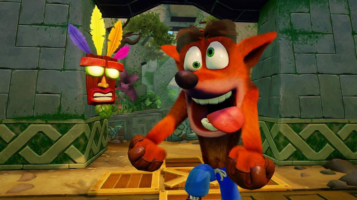 Crash Bandicoot and Aku Aku