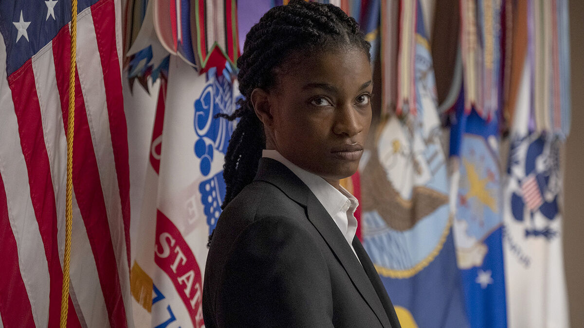 Ashley Romans as the enigmatic Agent 355. 