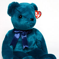 teddy teal beanie baby value