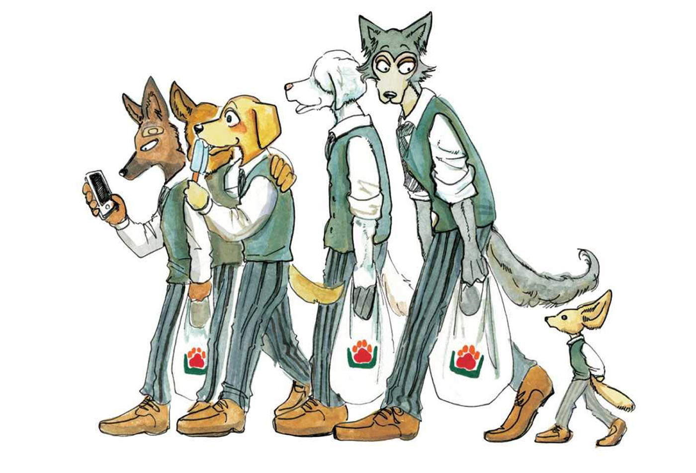 Beastars Легоши рисунок