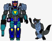Predacon Crankcase in Both Modes