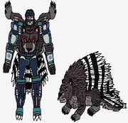 Predacon Astraea in Both Modes