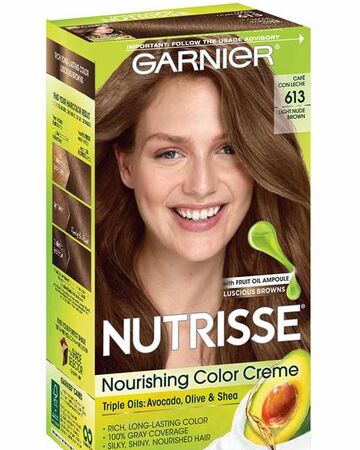 Garnier Nutrisse Nourishing Color Creme Light Nude Brown 613 Cafe Con Leche Beauty Lifestyle Wiki Fandom - creme cafe roblox