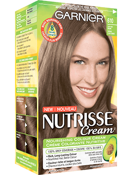 Garnier Nutrisse Cream Light Ash Brown 610 Beauty