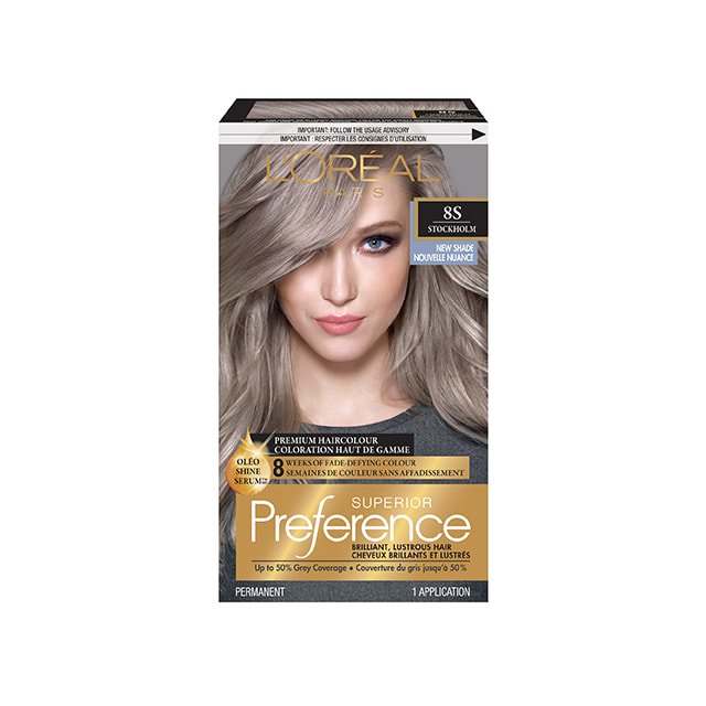 L Oreal Paris Superior Preference Medium Silver Blonde 8s Beauty