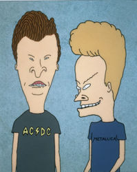 beavis and butthead laughing