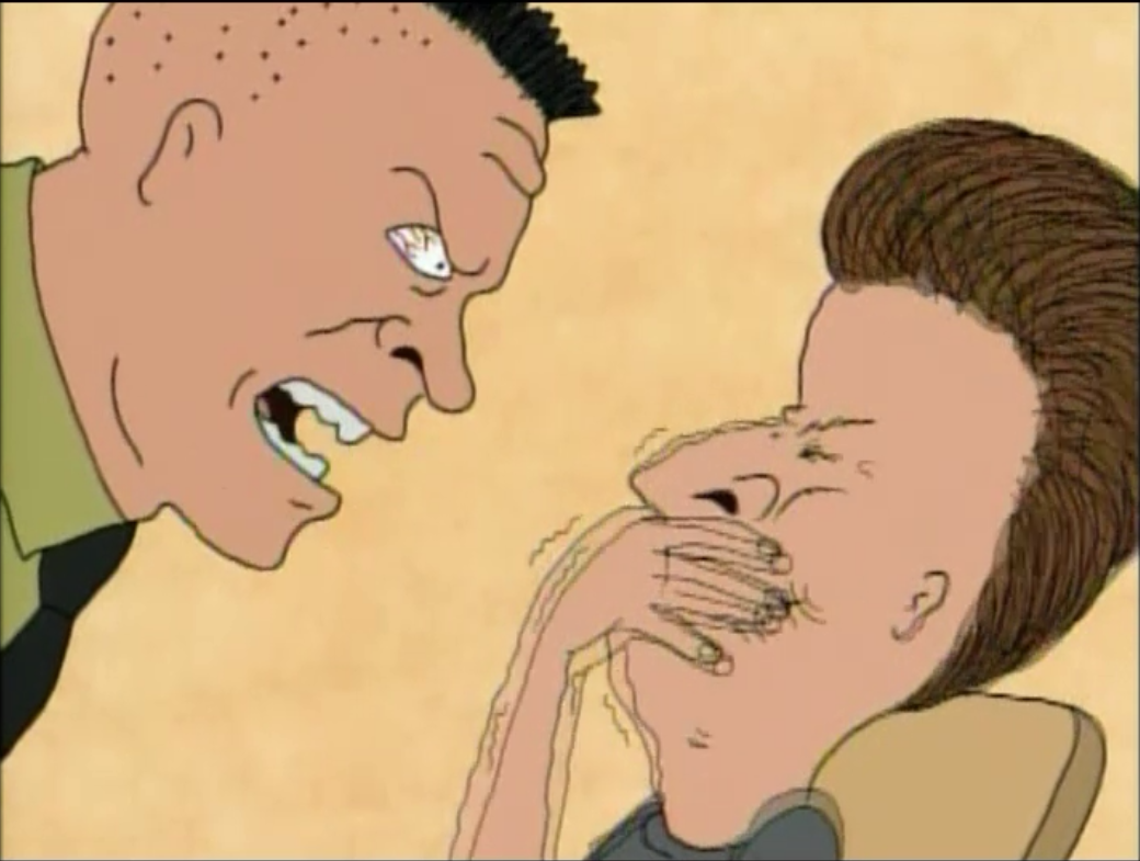 Image No Laughing 15png Beavis And ButtHead FANDOM Powered By