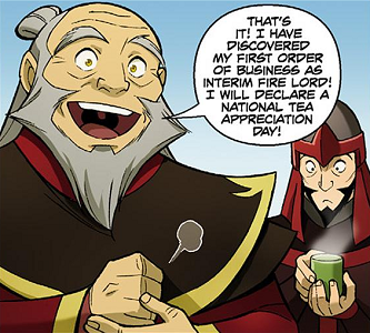 Iroh in a comic